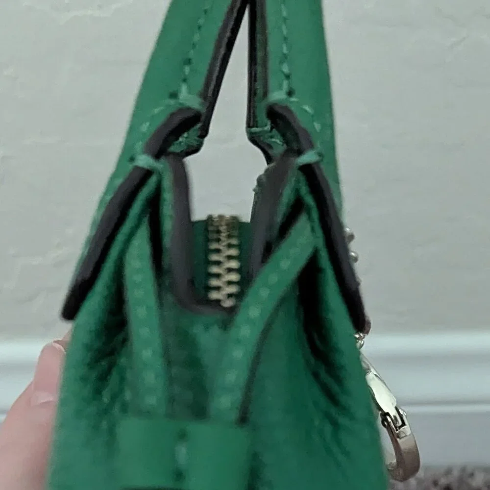 Kate Spade Micro Dumpling Bag Charm in Green Bean - Picture 6 of 7